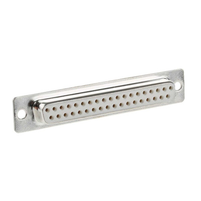 RS PRO 37 Way Panel Mount D-sub Connector Socket, 2.77mm Pitch