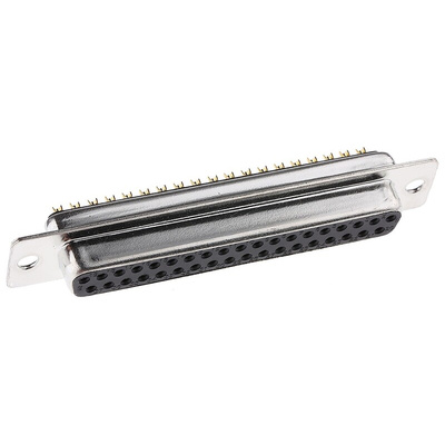 RS PRO 37 Way Panel Mount D-sub Connector Socket, 2.77mm Pitch