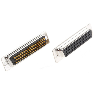 RS PRO 50 Way Panel Mount D-sub Connector Socket, 2.77mm Pitch