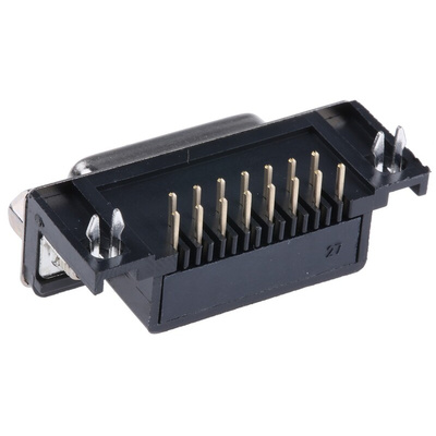RS PRO 15 Way Right Angle Through Hole D-sub Connector Socket