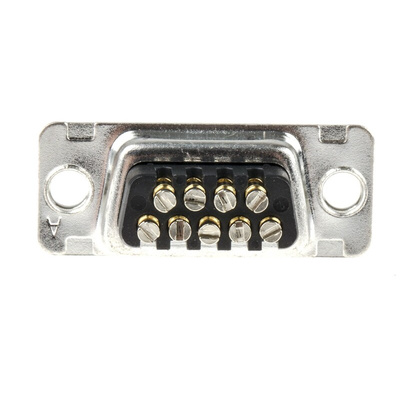 Amphenol 9 Way Cable Mount D-sub Connector Plug, 2.74mm Pitch