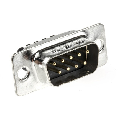 Amphenol 9 Way Cable Mount D-sub Connector Plug, 2.74mm Pitch