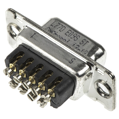 Amphenol 9 Way Cable Mount D-sub Connector Socket, 2.74mm Pitch