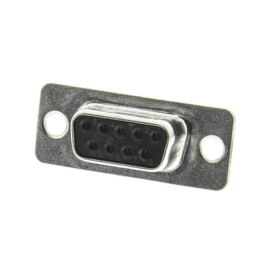 Amphenol 9 Way Panel Mount D-sub Connector Socket