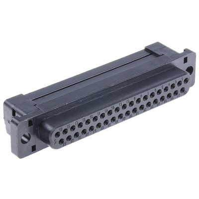 RS PRO 37 Way Cable Mount D-sub Connector Socket, 2.77mm Pitch