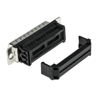 RS PRO 25 Way Cable Mount D-sub Connector Plug, 2.77mm Pitch