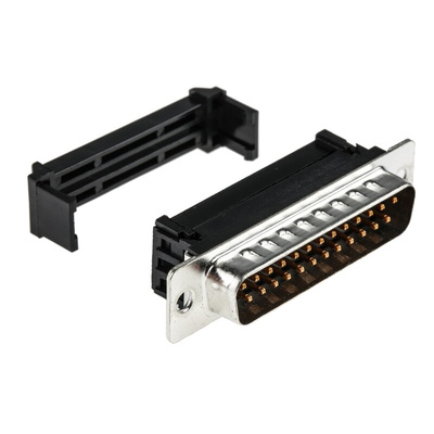 RS PRO 25 Way Cable Mount D-sub Connector Plug, 2.77mm Pitch