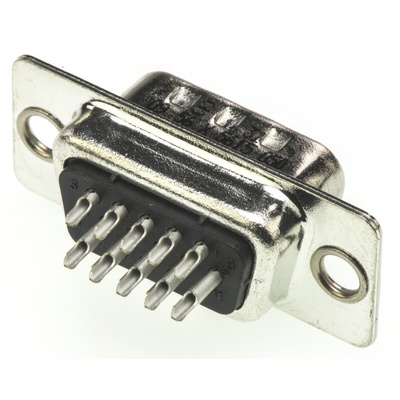 HARTING 15 Way Cable Mount D-sub Connector Plug, 2.29mm Pitch
