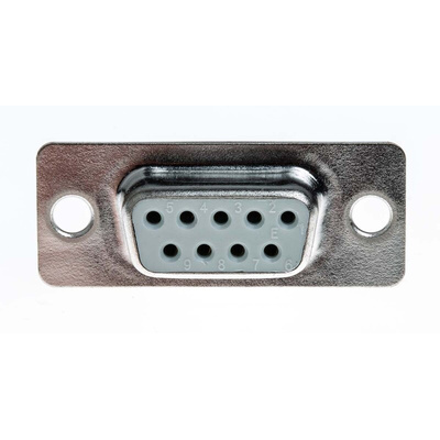 ASSMANN WSW A-DF 9 Way Panel Mount D-sub Connector Socket, 2.77mm Pitch
