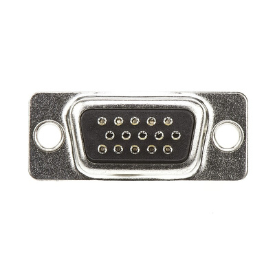 Amphenol ICC HD 15 Way Panel Mount D-sub Connector Plug, 2.29mm Pitch