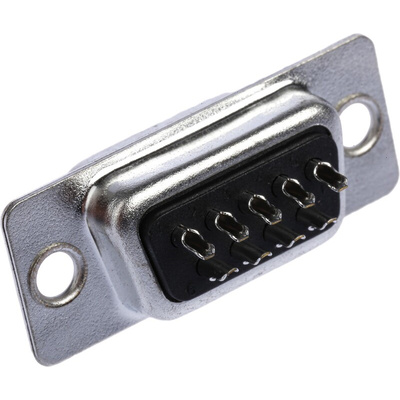 MH Connectors MHDB 9 Way Cable Mount D-sub Connector Socket, 2.77mm Pitch