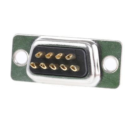MH Connectors MHDM 9 Way Cable Mount D-sub Connector Plug, 2.77mm Pitch