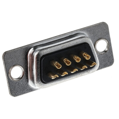 MH Connectors MHDM 9 Way Cable Mount D-sub Connector Socket, 2.77mm Pitch