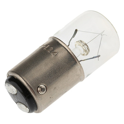 Eaton BA15d Incandescent Bulb, Clear, 24 V, 22 → 33 mA