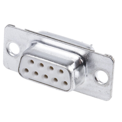 Amphenol ICC D 9 Way Through Hole D-sub Connector Socket, 2.74mm Pitch