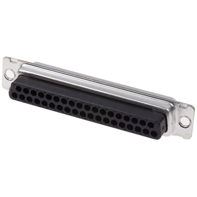 Amphenol ICC 8656 37 Way Cable Mount D-sub Connector Socket, 2.76mm Pitch