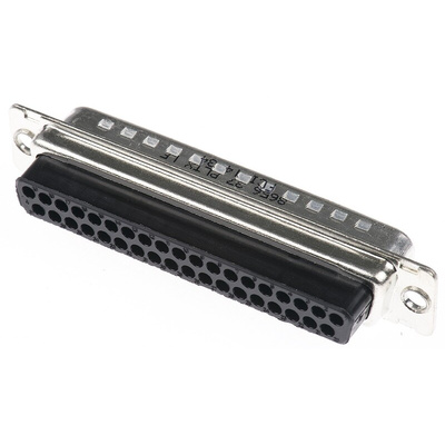 Amphenol ICC 8656 37 Way Cable Mount D-sub Connector Plug, 2.76mm Pitch