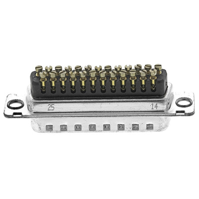 Amphenol ICC L717D 25 Way Cable Mount D-sub Connector Plug, 2.76mm Pitch