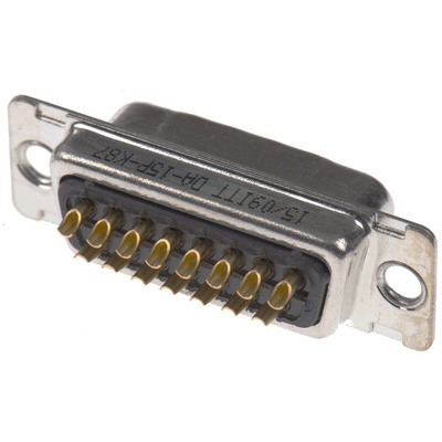 ITT Cannon D* 15 Way Panel Mount D-sub Connector Plug