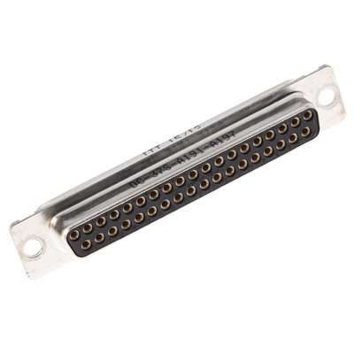 ITT Cannon ORIGINAL D 37 Way Panel Mount D-sub Connector Socket
