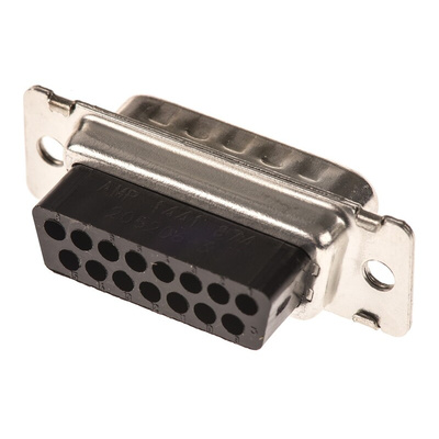 TE Connectivity Amplimite HDP-20 15 Way Cable Mount D-sub Connector Plug