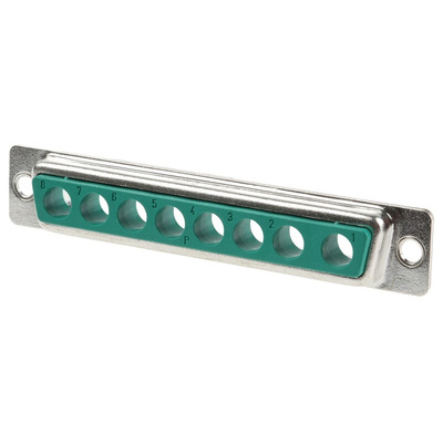 FCT from Molex FM 8 Way Panel Mount D-sub Connector Plug