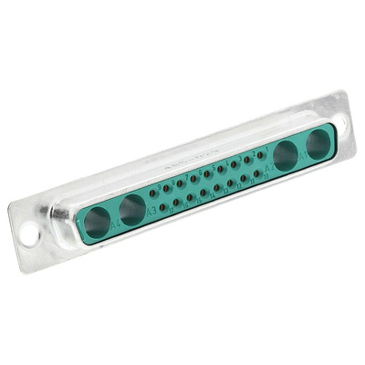 FCT from Molex FM 21 Way Panel Mount D-sub Connector Socket