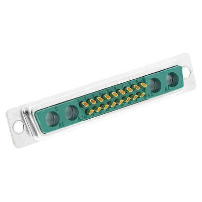 FCT from Molex FM 21 Way Panel Mount D-sub Connector Socket