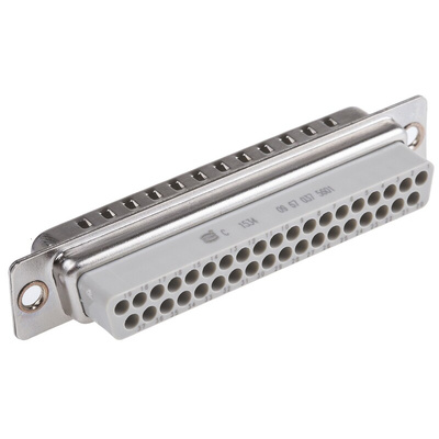 HARTING 37 Way Cable Mount D-sub Connector Plug