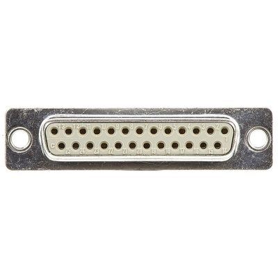 HARTING 25 Way Panel Mount D-sub Connector Socket, 2.77mm Pitch
