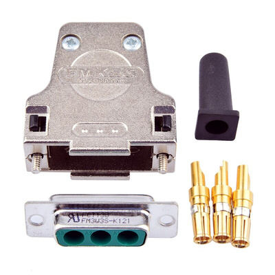FCT from Molex FMK 3 Way Cable Mount D-sub Connector Socket