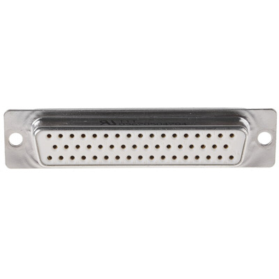HARTING 50 Way Panel Mount D-sub Connector Socket, 2.77mm Pitch