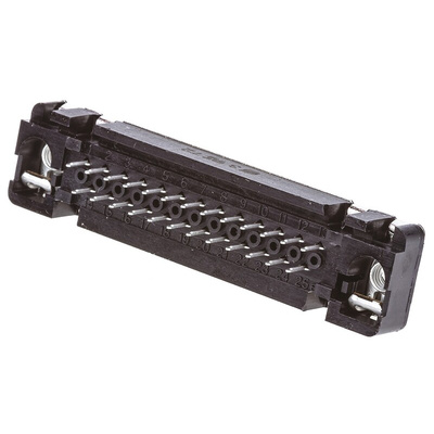 HARTING D-Sub Standard 25 Way Through Hole D-sub Connector Socket, 2.76mm Pitch, with M3 Threaded Inserts
