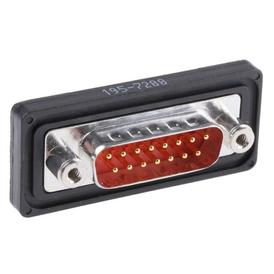 FCT from Molex FWD 15 Way Panel Mount D-sub Connector Plug