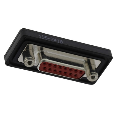 FCT from Molex FWD 15 Way Panel Mount D-sub Connector Socket