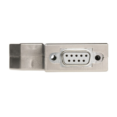 Phoenix Contact SUBCON 9/F-SH 9 Way Right Angle Cable Mount D-sub Connector Socket, 2.77mm Pitch