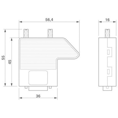 Phoenix Contact SUBCON 9/F-SH 9 Way Right Angle Cable Mount D-sub Connector Socket, 2.77mm Pitch