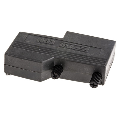 ERNI ERbic CAN Bus 9 Way Right Angle Cable Mount D-sub Connector Socket, 2.77mm Pitch