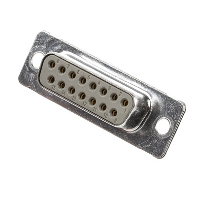 Provertha TMC 15 Way Panel Mount D-sub Connector Socket