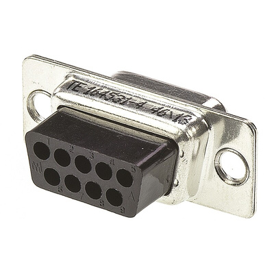 TE Connectivity Amplimite HDP-20 9 Way Cable Mount D-sub Connector Socket