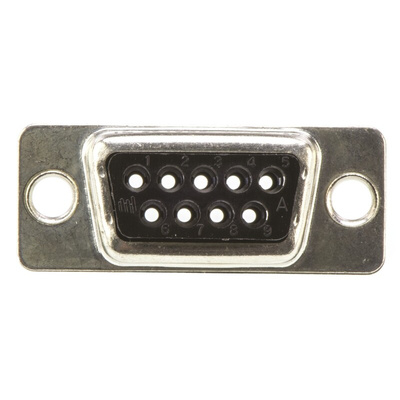 TE Connectivity Amplimite HDP-20 9 Way Cable Mount D-sub Connector Socket
