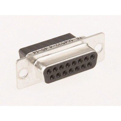 TE Connectivity Amplimite HDP-20 15 Way Cable Mount D-sub Connector Socket