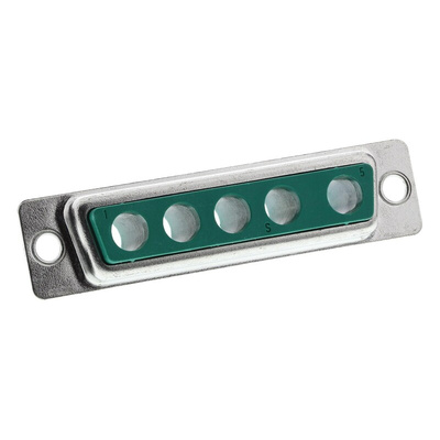 FCT from Molex FM 5 Way Panel Mount D-sub Connector Socket