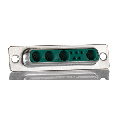 FCT from Molex FM 9 Way Panel Mount D-sub Connector Socket, 2.84mm Pitch