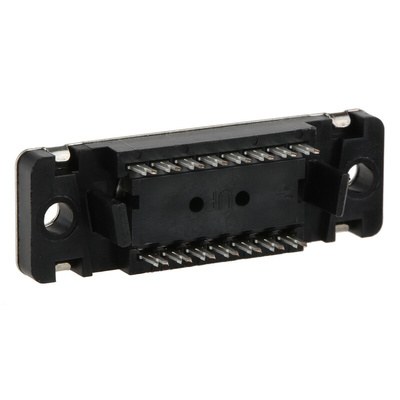 TE Connectivity Amplimite HDF-20 15 Way Right Angle Cable Mount D-sub Connector Plug, 2.76mm Pitch