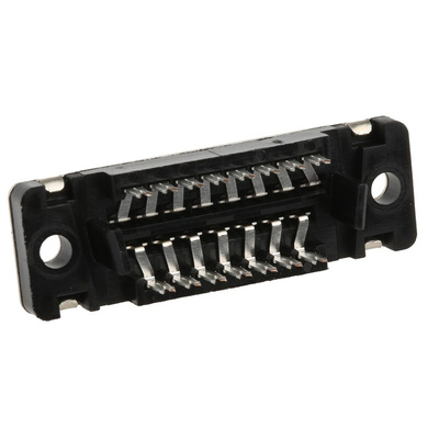 TE Connectivity Amplimite HDF-20 15 Way Right Angle Cable Mount D-sub Connector Socket, 2.76mm Pitch