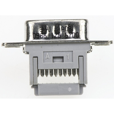 HARTING 9 Way Right Angle Cable Mount D-sub Connector Plug, 2.77mm Pitch