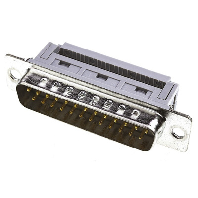 HARTING D-Sub Standard 25 Way Right Angle Cable Mount D-sub Connector Plug, 2.77mm Pitch