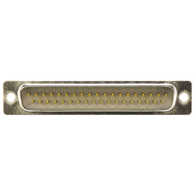 HARTING 37 Way Right Angle Cable Mount D-sub Connector Plug, 2.77mm Pitch