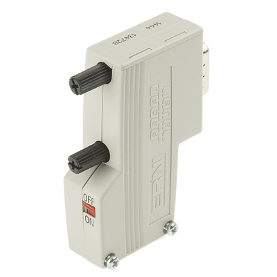 ERNI ERbic Profibus 9 Way Right Angle Cable Mount D-sub Connector Plug, 2.77mm Pitch